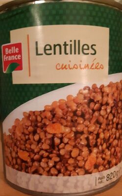 Lentilles cuisinés front packaging