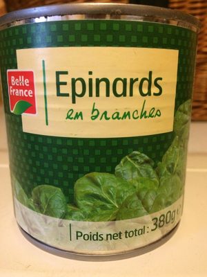 Épinards en branches