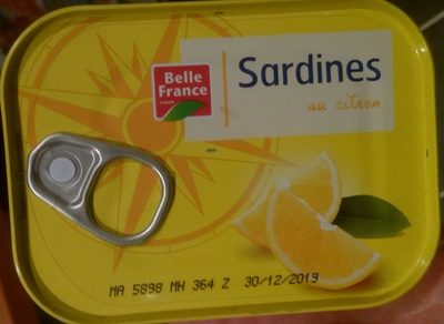 Sardines au citron