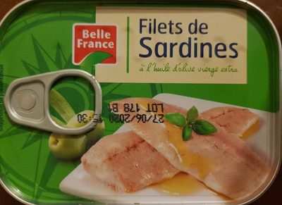 Filets de sardines à l'huile d'olive vierge extra