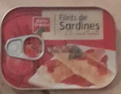 Filet de sardines à la sauce tomate