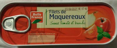 Filets de maquereaux sauce tomate et basilic