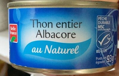 Thon entier albacore