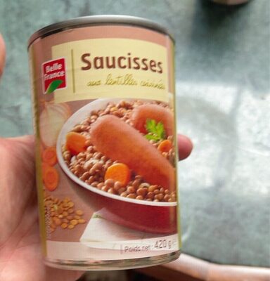 Saucisse aux lentilled