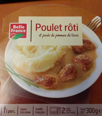 Poulet Rôti et Purée de Pommes de Terre