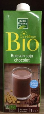 Boisson soja chocolat front packaging