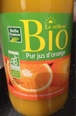 Jus d orange front packaging