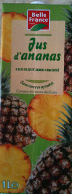 Brique Jus Ananas Abc Belle France 1L
