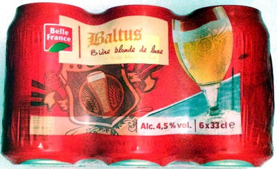 Baltus - Bière blonde de luxe front packaging