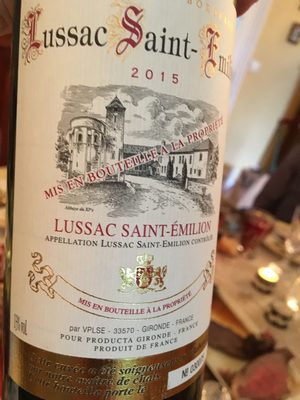 Lussac Emilion Aoc Sélection"belle France"