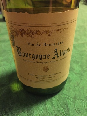 Bougogne aligoté front packaging