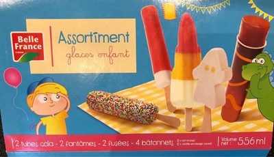 Assortiment Glaces Enfant front packaging