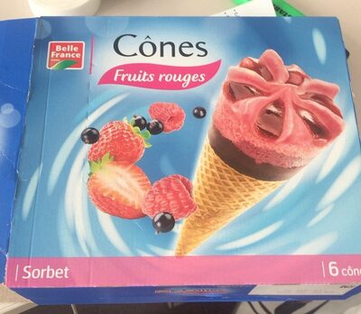 Cones fruit rouge front packaging