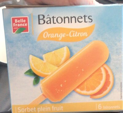 Batonnets orange-citron