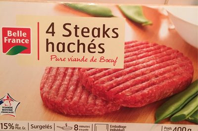 4 steaks haches