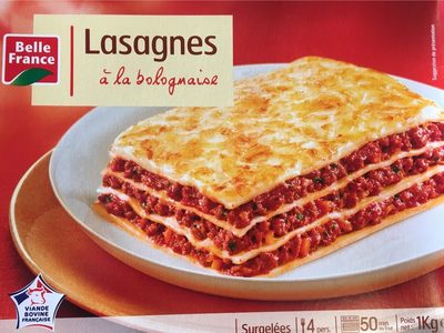 Lasagnes Bolognaise 1Kgbf, front packaging