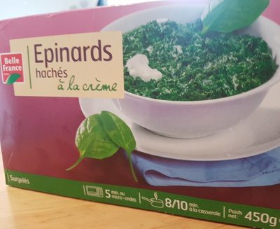 Épinards Hachés à la Crème