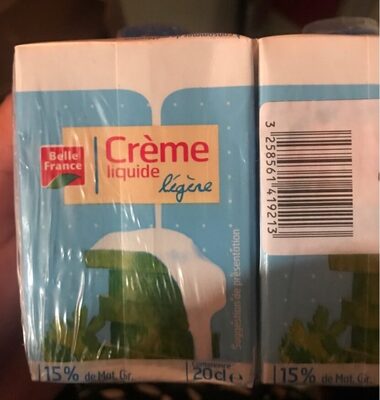 Crème liquide légère