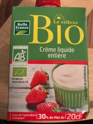 Crème liquide entière