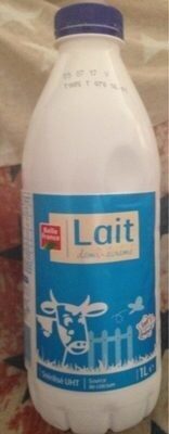Lait Demi Écrémé front packaging