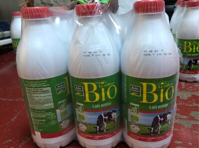 Le reflexe Bio lait entier front packaging