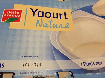 Yaourt Nature front packaging