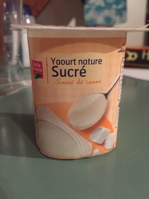 Yaourt Nature Sucré au Sucre de Canne