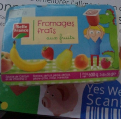 Fromages frais aux fruits