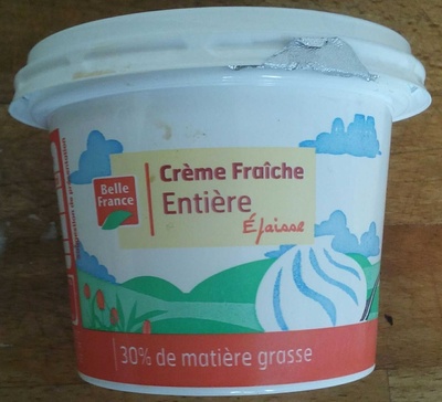 Crème Fraîche Entière (30% MG) front packaging