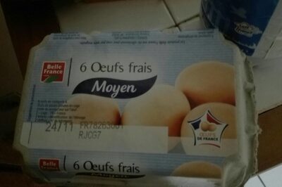 6 oeufs frais
