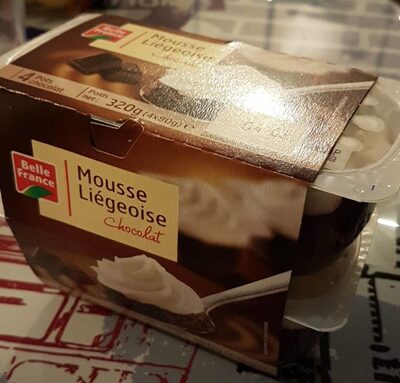 Mousse Liégeoise Chocolat front packaging