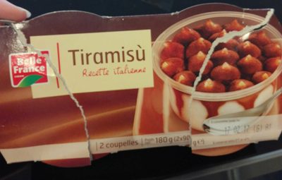 Tiramisù front packaging