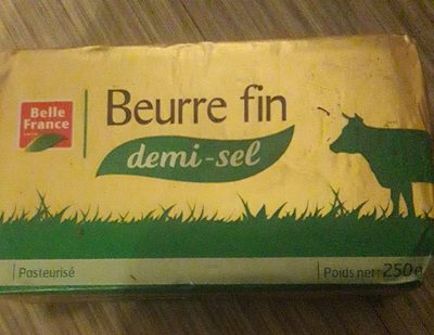 Beurre fin demi sel front packaging