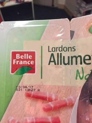 Lardons Allumettes Nature front packaging