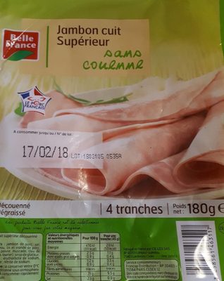 Jambon Supérieur sans Couenne front packaging