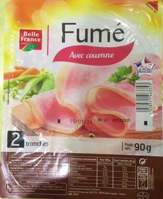 Jambon fumé avec couenne