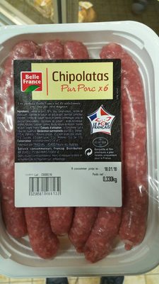 Chipolata Pur Porc x6