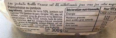 Piémontaise au Jambon front packaging