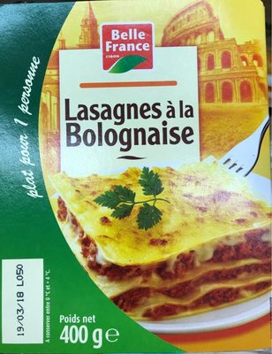 Lasagnes Bologn.400G. Bf,