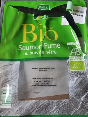 Saumon fumé au bois de hêtre Bio