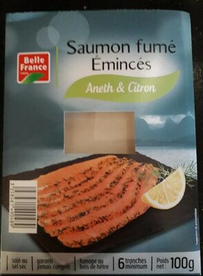 Saumon fumé Émincés Aneth & Citron