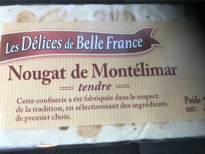 Nougat de Montélimar tendre front packaging