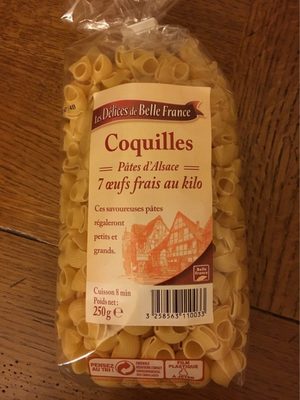 Coquilles aux oeufs frais