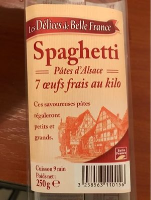 Spaghetti front packaging