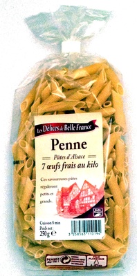 Penne Pâtes d'Alsace (7 œufs frais au kilo)