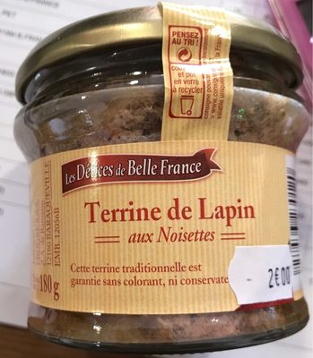 Terrine de Lapin aux noisettes
