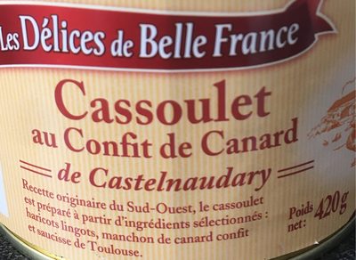 Cassoulet au Confit de Canard de Castelnaudary