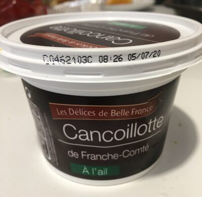 Cancoillotte de franche comte front packaging