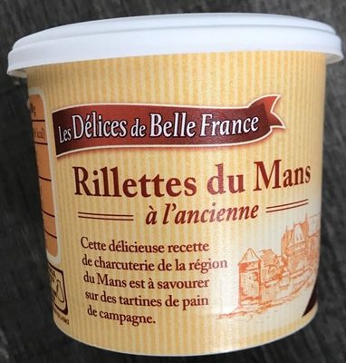 Rillettes du Mans à l’ancienne front packaging