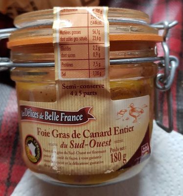 Foie Gras de Canard Entier front packaging